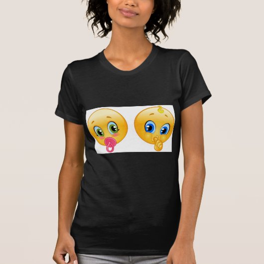 T-shirt bébé émoticônes (Devant)
