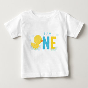 T-shirt bébé en caoutchouc canard premier annivers