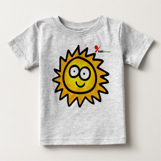 T-shirt bébé ensoleillé (Devant)