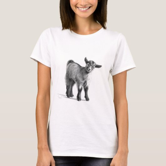 T-shirt Bébé G097 de chèvre (Devant)