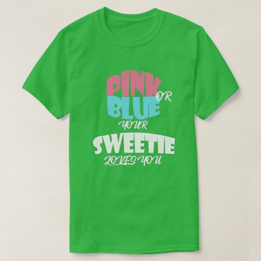 T-shirt Bébé Genre Reveal pour SWEETIE indispensable (Design devant)