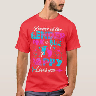 T-shirt Bébé Genre Révéler Douche Rose Ou Bleu Aimants Pap