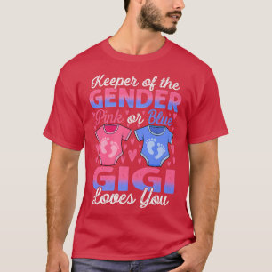 T-shirt Bébé Genre Révéler Douche Rose Ou Bleu Gigi Loves