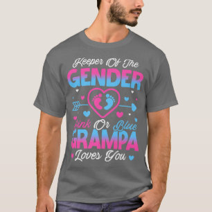T-shirt Bébé Genre Révéler Douche Rose Ou Bleu Grampa Amou