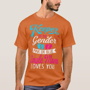 T-shirt Bébé Genre Révéler Douche Rose Ou Bleu Mère céliba