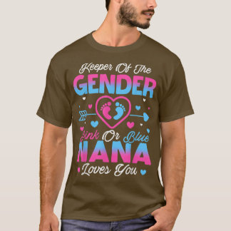 T-shirt Bébé Genre Révéler Douche Rose Ou Bleu Nana Aime