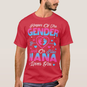 T-shirt Bébé Genre Révéler Douche Rose Ou Bleu Nana Aime