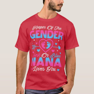 T-shirt Bébé Genre Révéler Douche Rose Ou Bleu Nana Aime