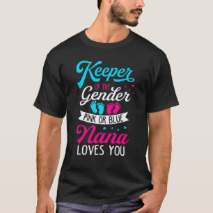 T-shirt Bébé Genre Révéler Douche Rose Ou Bleu Nana Aime