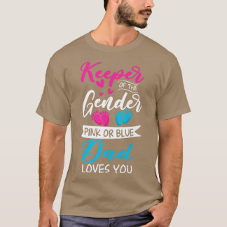 T-shirt Bébé Genre Révéler Douche Rose Ou Bleu Papa Aime Y