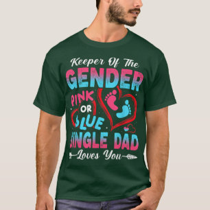 T-shirt Bébé Genre Révéler Douche Rose Ou Bleu Père céliba