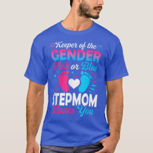 T-shirt Bébé Genre Révéler Douche Rose Ou Bleu Stepmere Lo