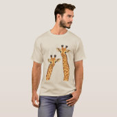 T-shirt Bébé girafe mignon (Devant entier)