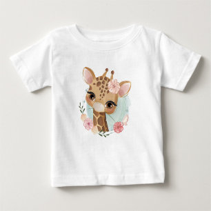 T-Shirt Bébé Giraffe Cute