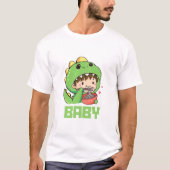T-shirt bébé godzilla (Devant)