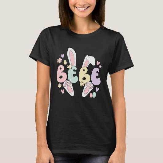 T-shirt Bebe Grandmother Easter Bunny Bebe Grandma Easter (Devant)