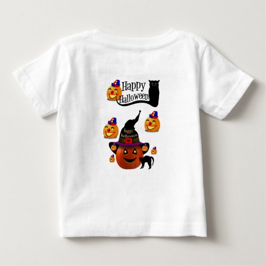 T-shirt bébé Halloween (Dos)
