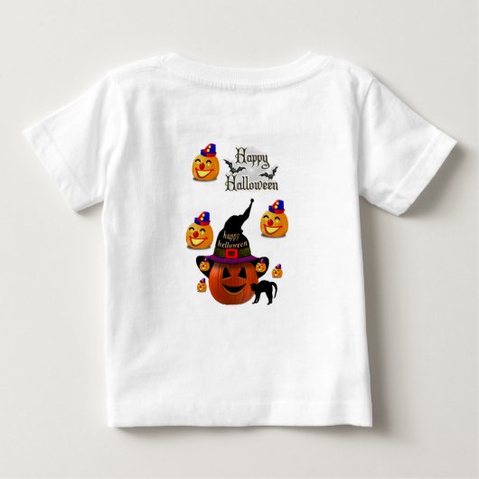 T-shirt bébé Halloween (Dos)
