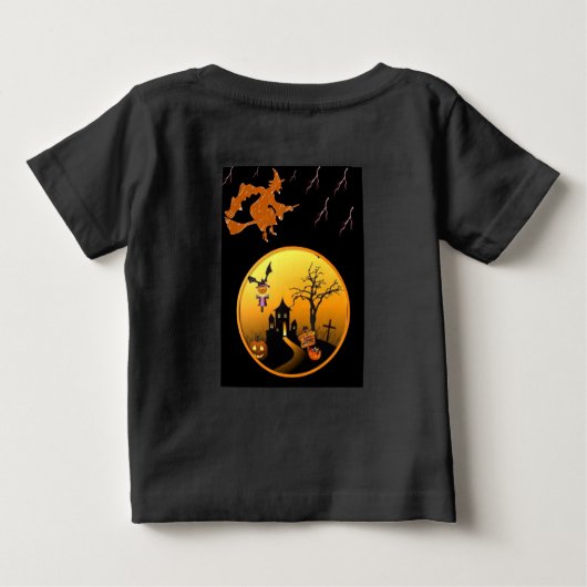 T-shirt bébé Halloween (Dos)