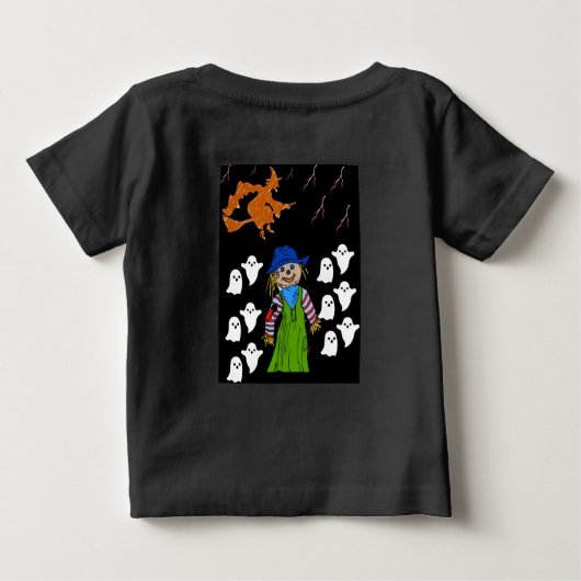 T-shirt bébé Halloween (Dos)