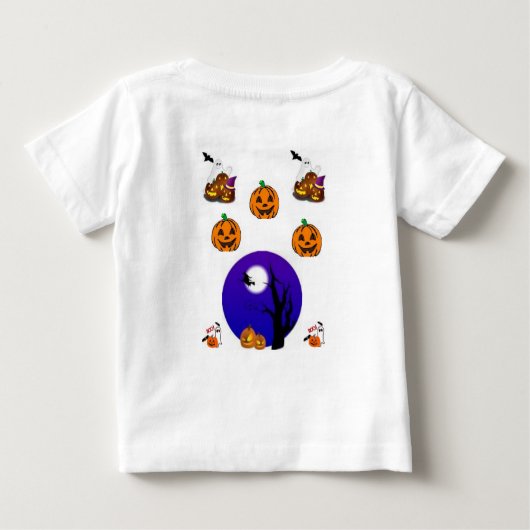 T-shirt bébé Halloween (Dos)
