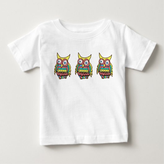 T-shirt bébé hibou (Devant)
