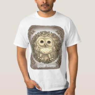 T-shirt bébé hibou Nouvelle Lune