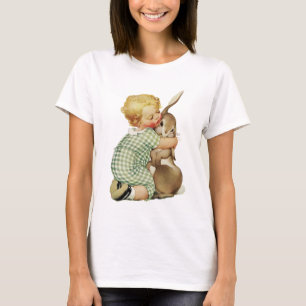 T-SHIRT BÉBÉ HUGING EASTER BUNNY