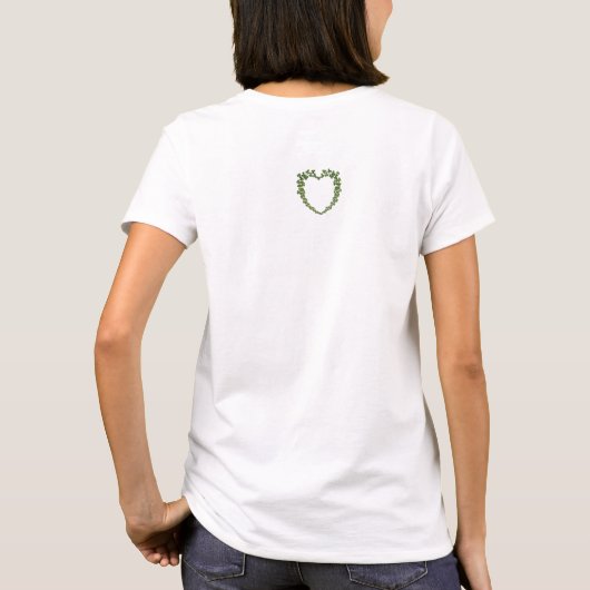 T-shirt BÉBÉ HUGING RABBIT LEPRECHAUN CASQUETTE, Saint Pat (Dos)