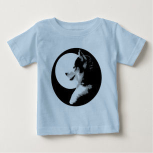 T-shirt bébé Husky T-shirts bébé chien de traîneau