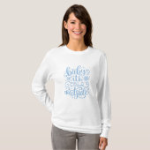 T-shirt Bébé Il fait froid dehors (Devant entier)