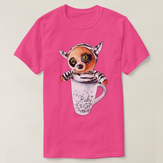 T-shirt Bébé Il Fait Froid Dehors (Design devant)