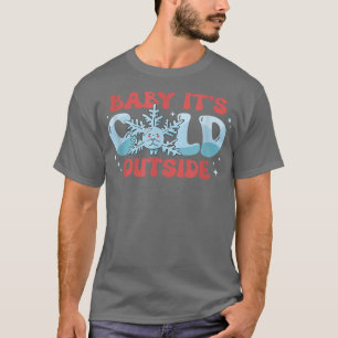 T-shirt Bébé Il fait froid hors saison hivernale Neige