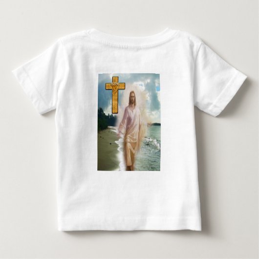 T-shirt bébé Jésus (Dos)