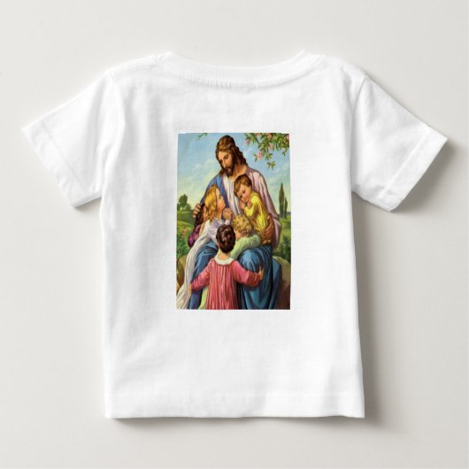 T-shirt bébé Jésus (Dos)