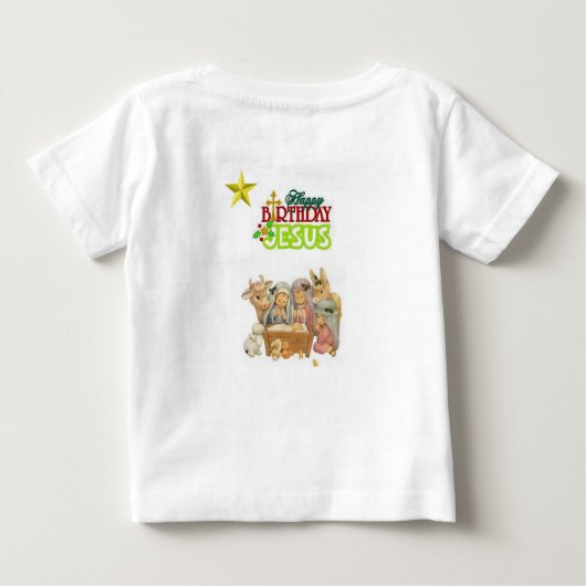 T-shirt bébé Jésus (Dos)