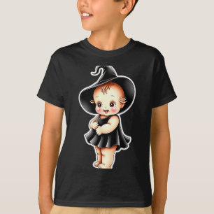T-shirt Bébé kewpie sorcière mignon 