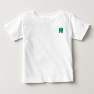 T-shirt bébé Lucky 4 feuilles irlandais Clover