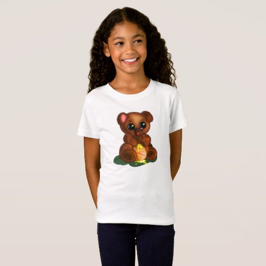 T-shirt bébé mignon (Devant entier)