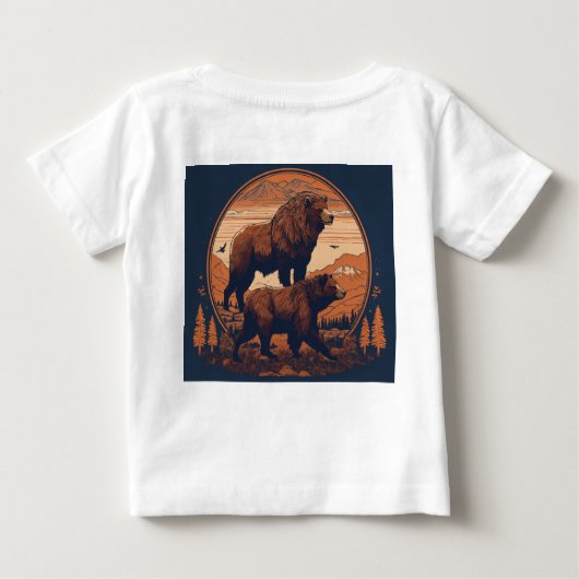 T-shirt bébé mignon (Dos)