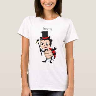 T-shirt Bébé mignon avec chapeau et dessin animé de cravat