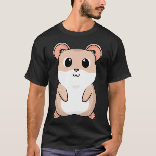 T-shirt Bébé mignon Chibi Kawaii Hamster animal