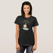 T-shirt Bébé mignon en caricature Canard en caoutchouc (Devant entier)