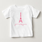 T-shirt bébé mignon Je Ne Sais Quoi Tour Eiffel (Devant)