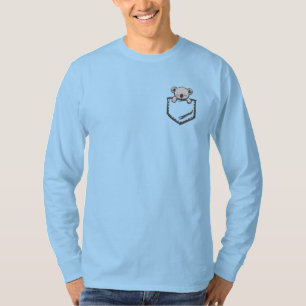 T-shirt Bébé mignon Koala Ours Poche Animal