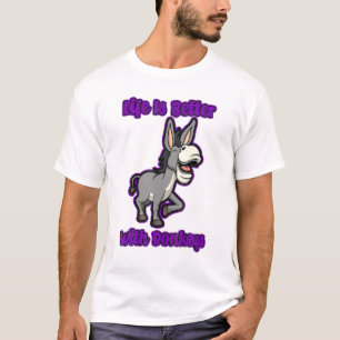 T-shirt Bébé mignon Mule de vie âne