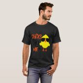 T-shirt Bébé mignon poulets poussin (Devant entier)
