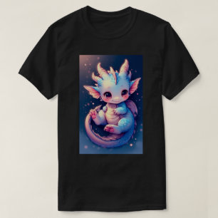 T-shirt Bébé Mignon Rave Dragon Anime Japonais Kawaii Art