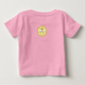 T-shirt bébé mignon Sirène d'été Rose (Dos)