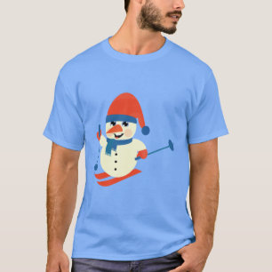 T-shirt Bébé mignon Snowman